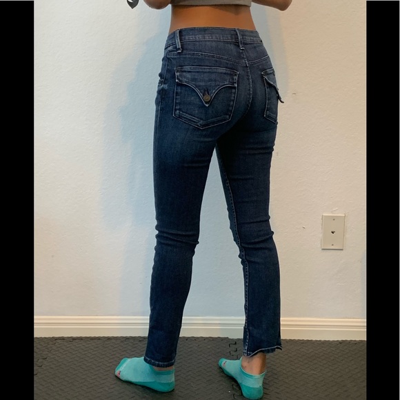 HUDSON BAILEE CROP MIDRISE BABY BOOT JEANS SZ 25 - Picture 7 of 10